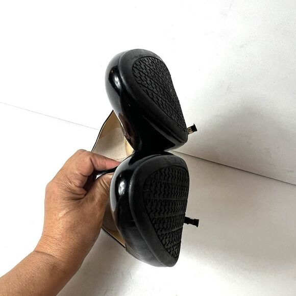 MICHAEL Michael Kors Womens 8M Pumps Black Patent Leather Slip On Stiletto Heels - Picture 7 of 11